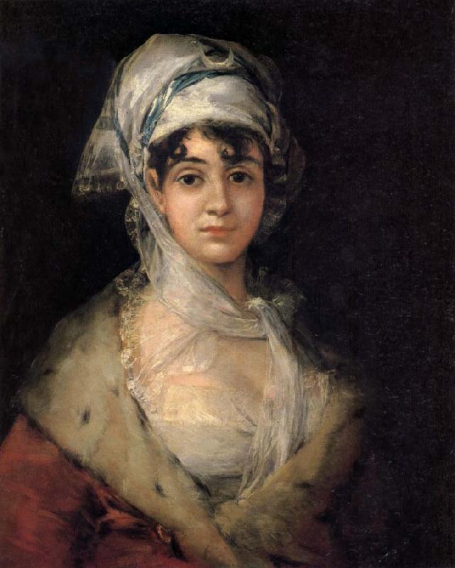 Francisco Jose de Goya Portrait of Antonia Zarate oil painting image